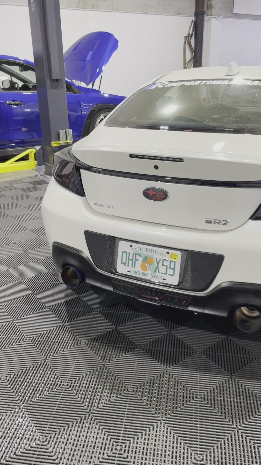 Noble Painted License Plate Frame / Panel Subaru BRZ / Toyota GR86 2022-2025