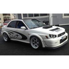 ABW Motorsport 40mm Fender Flares Arch Bolt-On One Piece Subaru WRX 2002-2003 Sedan