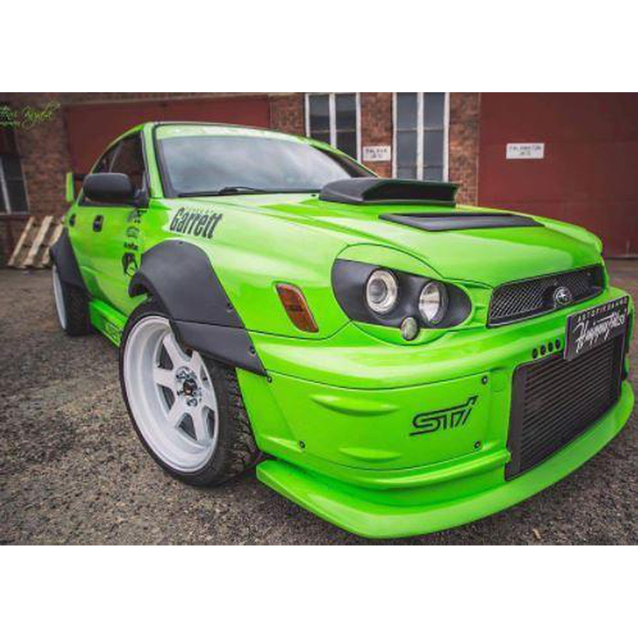 ABW Motorsport 80mm Recessed Arch Fender Flares Subaru WRX / STI 2002-2005 Sedan