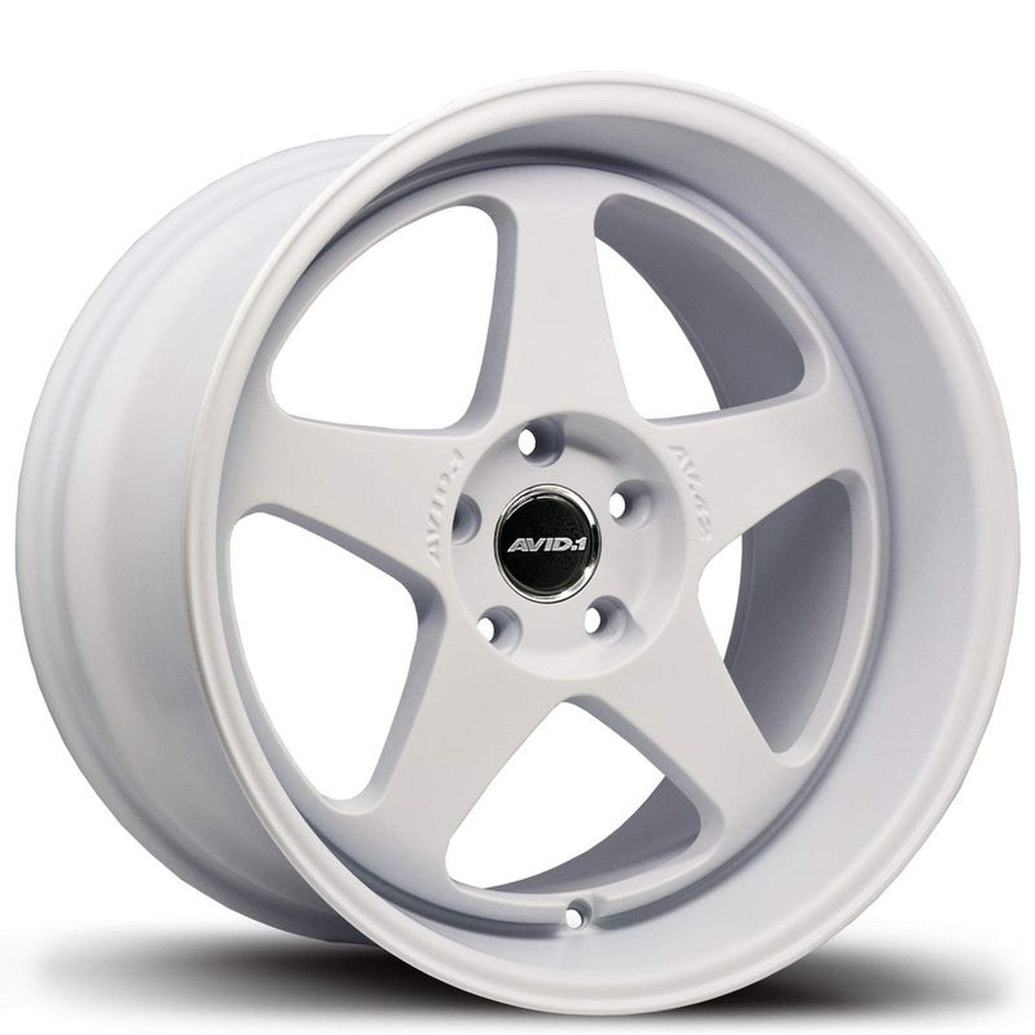 AVID.1 AV-42 18x8.5 +35 5x114.3 Matte White Wheel | AV4218855H35WH 