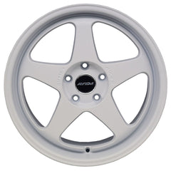 AVID.1 AV-42 18x8.5 +35 5x114.3 Matte White Wheel | AV4218855H35WH