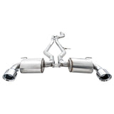 AWE Resonated Touring Edition Cat Back Exhaust 5in Chrome Silver Tips Toyota Supra A90 2020+