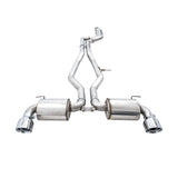 AWE Resonated Touring Edition Cat Back Exhaust 5in Diamond Black Tips Toyota Supra A90 2020+