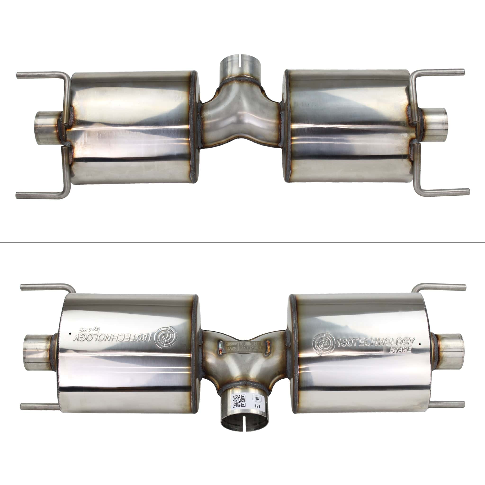 AWE Touring Edition Cat Back Exhaust Chrome Silver Tips Subaru BRZ / Toyota GR86 / Toyota 86 2013-2026 | 3015-32486
