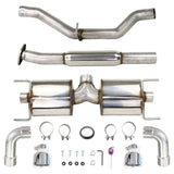 AWE Touring Edition Cat Back Exhaust Chrome Silver Tips Subaru BRZ/ Toyota GR86/ Toyota 86 | 3015-32486