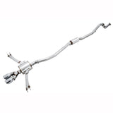 AWE Touring Edition Exhaust w/Front Pipe & Dual Chrome Silver Tips Honda Civic Si 2017-2020