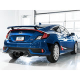 AWE Touring Edition Exhaust w/Front Pipe & Dual Diamond Black Tips Honda Civic Si 2017-2020