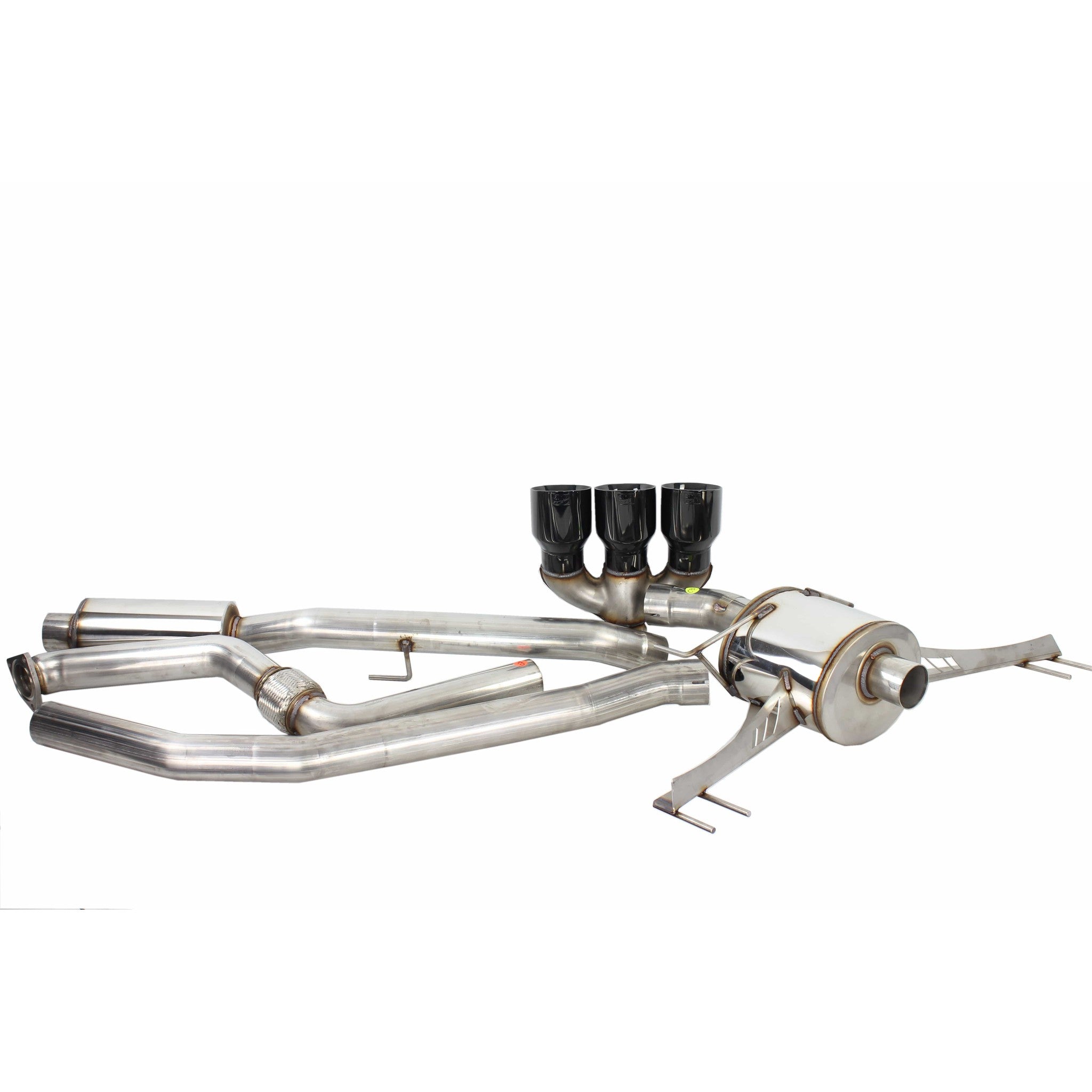 AWE Touring Exhaust Black Tips Honda Civic Type R 17 21 3015