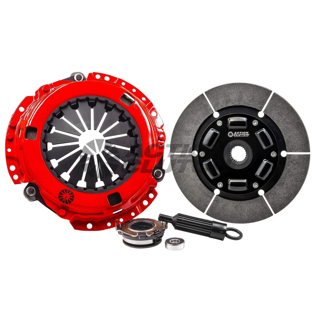 Action Clutch ACR-1284 Reinforced Kit (Iron Buttons, 6-Puck Sprung or Rigid) Incl. HDR Pressure Plate+Bearing Kit Nissan 200SX 1995-1998 2.0L