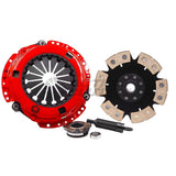 Action Clutch ACR-1807 Stage 6 2MD (Iron Buttons, 6-Puck Rigid) Incl. Dual HD Pressure Plate+Bearing Kit Subaru STI 2004-2021