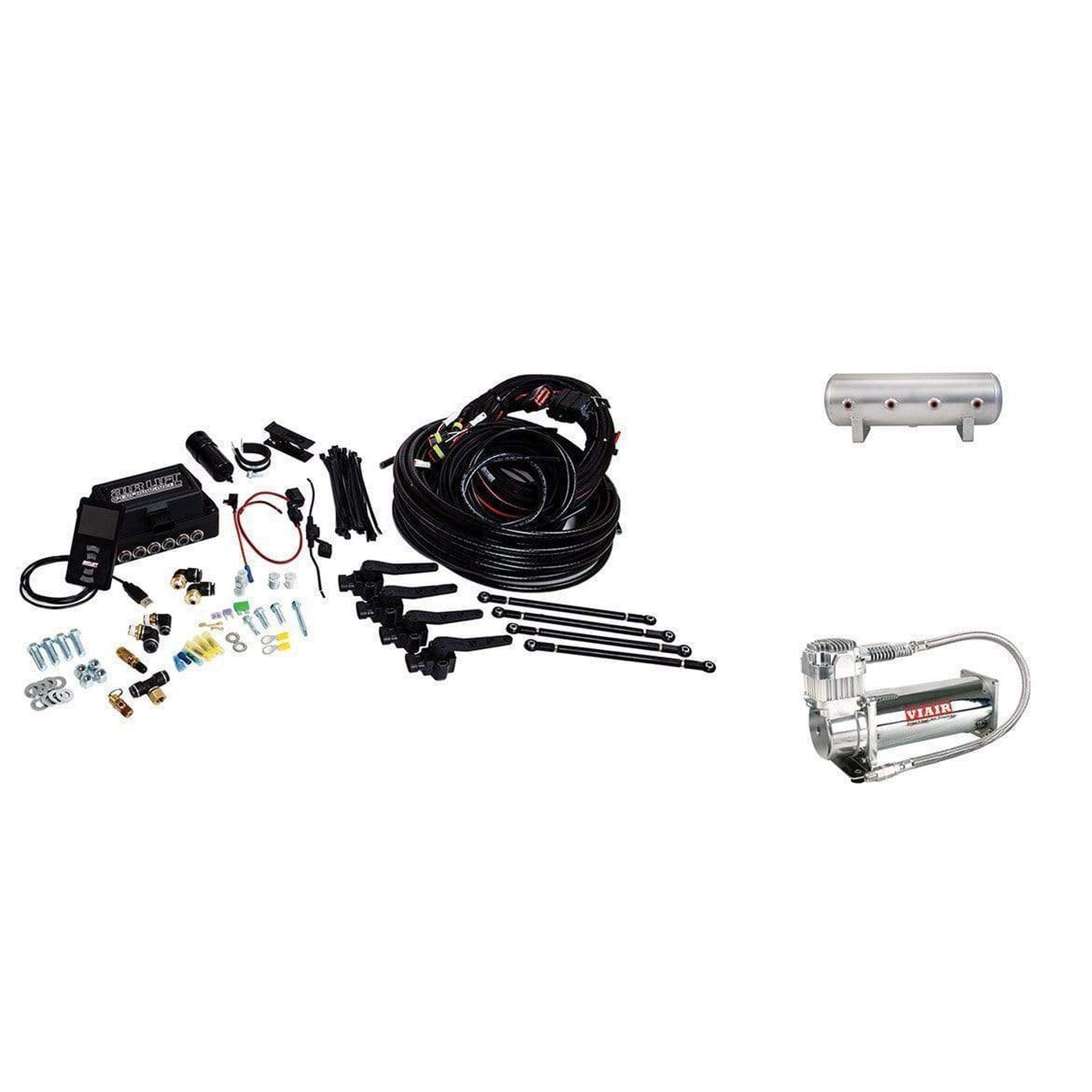 Air Lift 3H (1/4" Air Line, 2.5 Gallon Tank, Viair 444C Compressor) Subaru WRX / STI 2015-2021