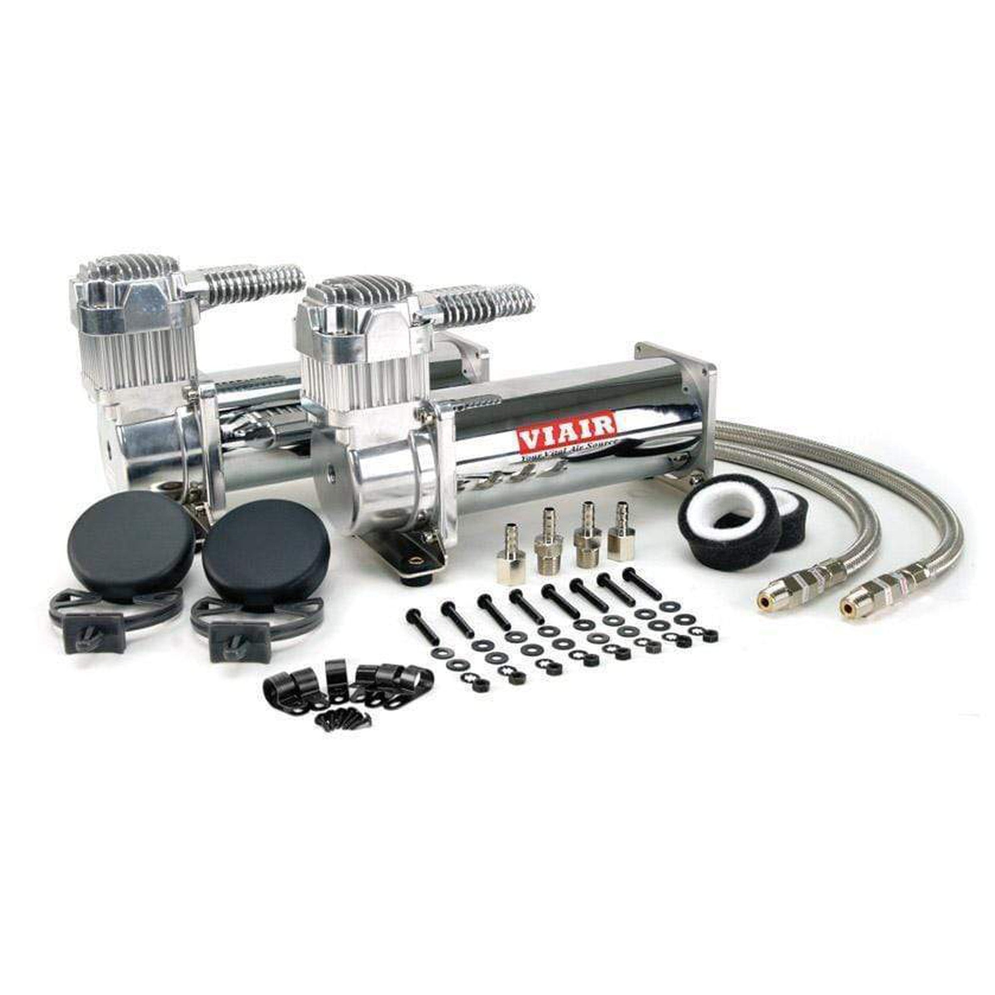 Air Lift Performance Air Lift Viair 444C Dual Pack Compressor Chrome 200 PSI