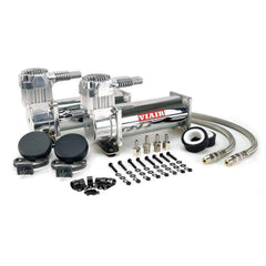 Air Lift Performance Air Lift Viair 444C Dual Pack Compressor Chrome 200 PSI