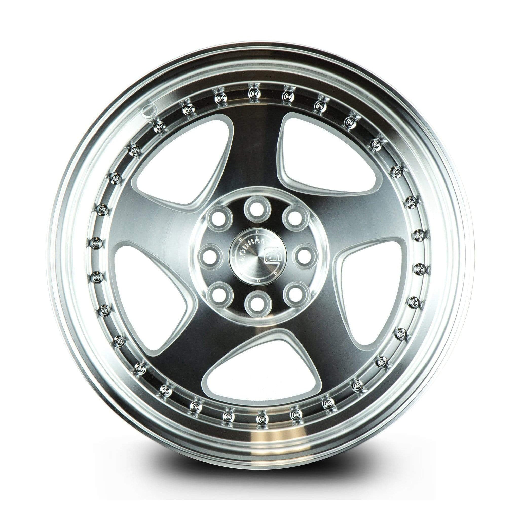 AodHan AH01 Wheel Silver Machined Face And Lip 16x8 4x100/114.3 73.1 Bore 15mm