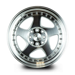 AodHan AH01 Wheel Silver Machined Face And Lip 16x8 4x100/114.3 73.1 Bore 15mm