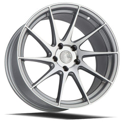 AodHan AH09 Gloss Silver Machined Face Wheel 18x8.5 (Passenger Side) 35mm 5x108