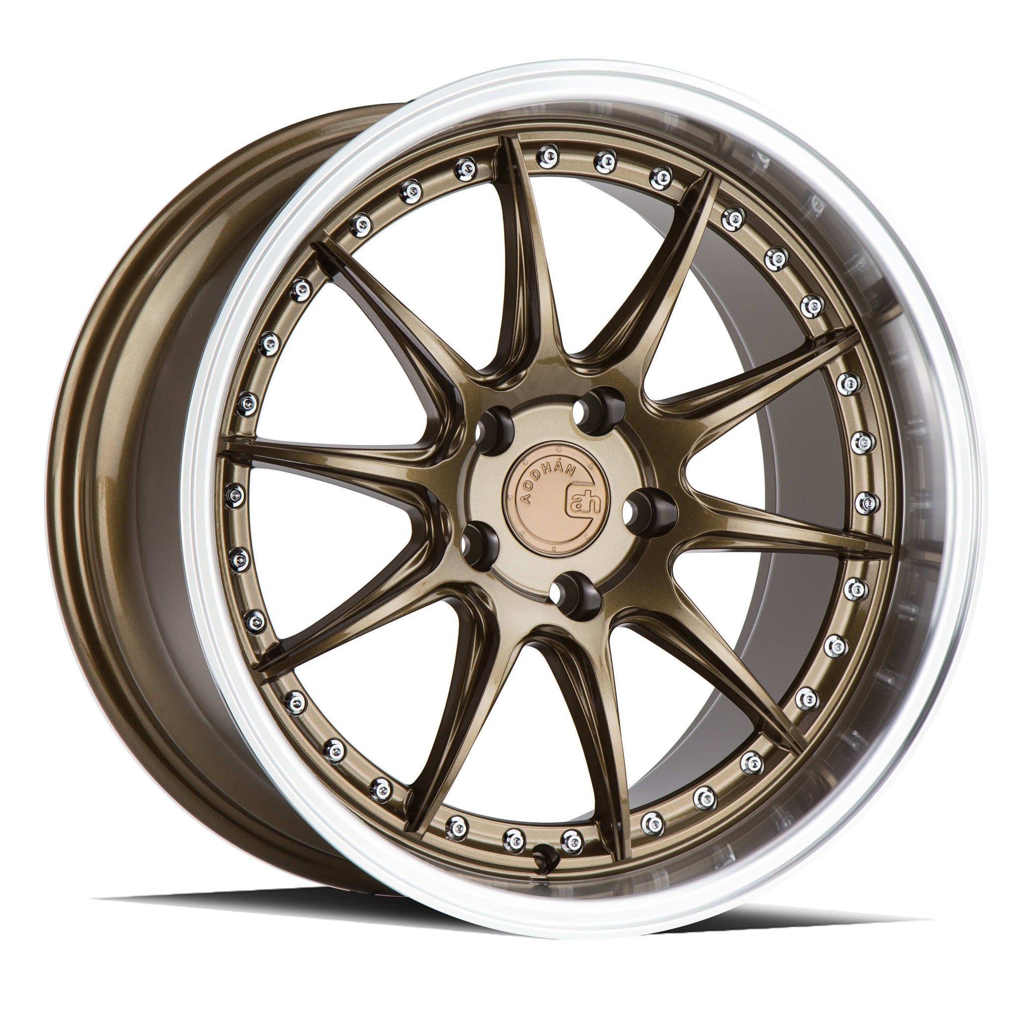 AodHan DS-07 Bronze w/Machined Lip Wheel 18x9.5 15mm 5x114.3