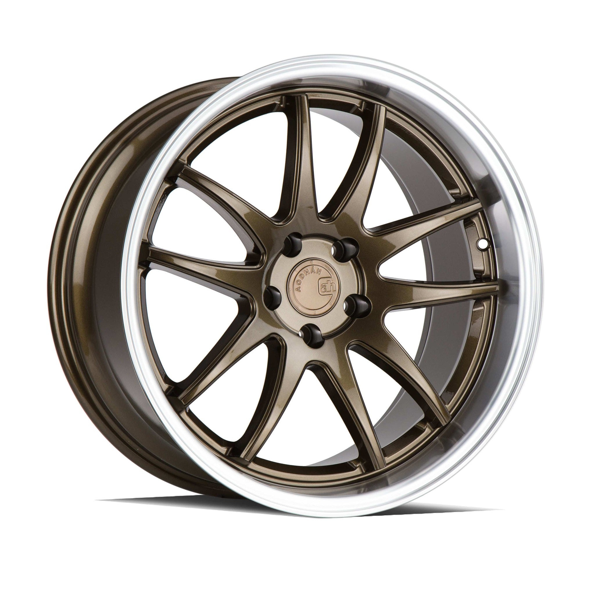 AodHan DS02 Bronze w/Machined Lip Wheel 19x9.5 15mm 5x114.3