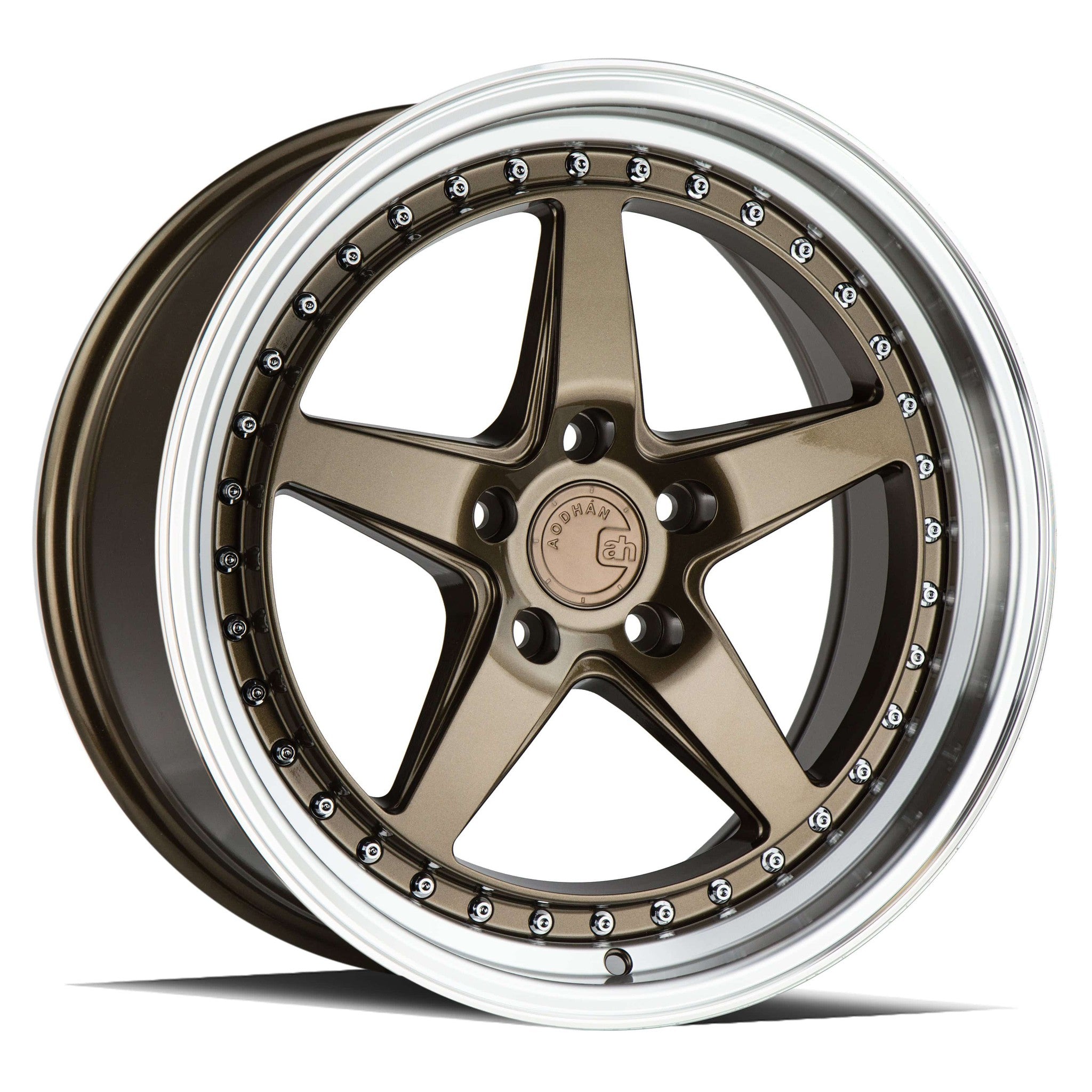 AodHan DS05 Bronze w/Machined Lip Wheel 18x8.5 35mm 5x114.3