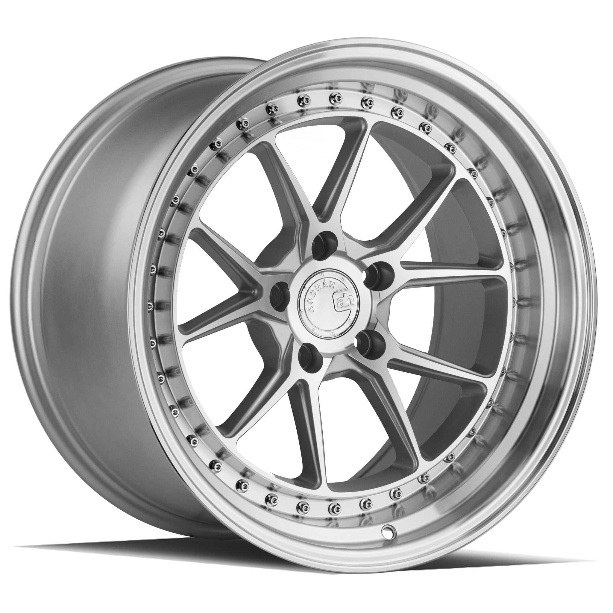 AodHan DS08 Silver w/Machined Face Wheel 19x8.5 35mm 5x114.3