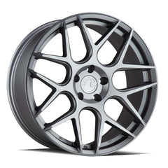 Aodhan AFF2 19x8.5 5x112 +35 Matte Gray Wheel | AFF21985511235MG