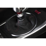 AutoStyled Black Alcantara Shift Boot w/ Red Stitching Standard Shifter Subaru STI 2015-2021 | 1301050101