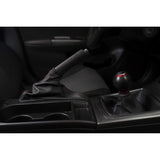 AutoStyled Black Leather E-Brake Boot w/ Red Stitching Subaru STI 2008-2014 / Subaru WRX 2009-2014