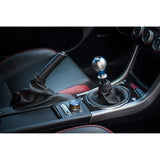 AutoStyled Black Leather Shift Boot w/ Red Stitching Standard Shifter Subaru STI 2015+