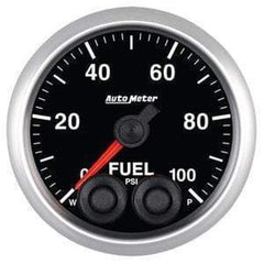 Autometer Elite Series 52mm 0-100 PSI Fuel Pressure Peak & Warn w/ Electronic Control Gauge
