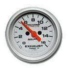 Autometer Ultra-Lite 0-1600 Degree EGT Gauge Kit