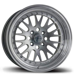 Avid.1 AV-12 Hyper Silver/Full Machined Face & Lip Wheel 15x8 4x100 25mm 73.1 | AV1215804C25MF