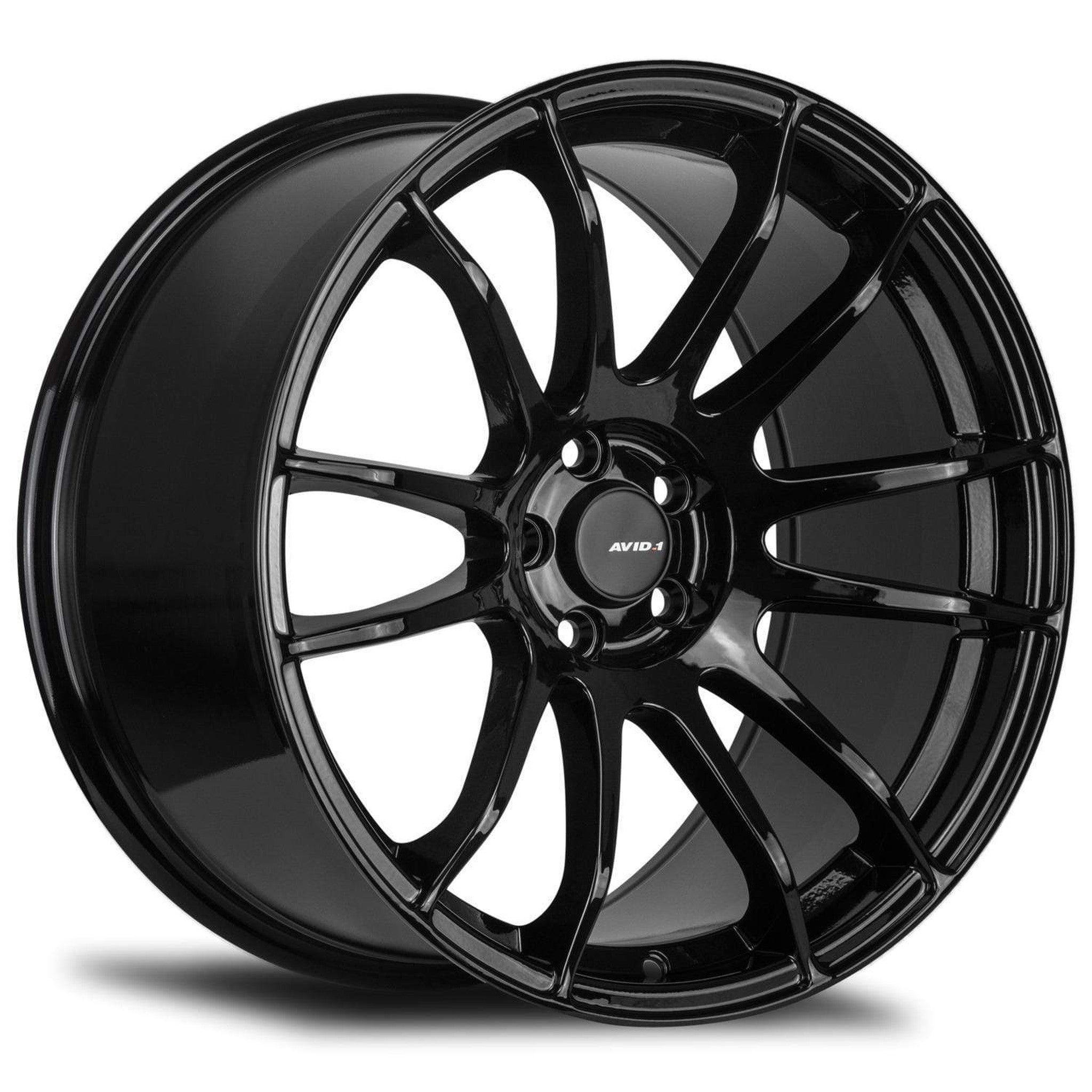 Avid.1 AV-20 Gloss Black Wheel 18x8.5 33mm 5x100 | AV2018855C33GBK