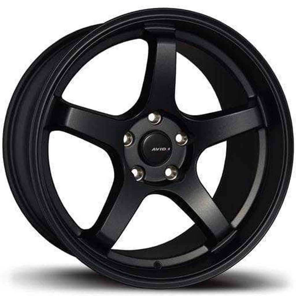 Avid.1 AV-28 Matte Black Wheel 18x8.5 5x114.3 35mm CB73.1 | AV2818855H35BK