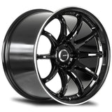 Avid.1 AV-40 Wheel Gloss Black 18x10.5 5x114.3 22mm 73.1CB | AV4018105H22GBK