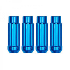 BLOX Racing 12-Sided P17 Tuner Lug Nuts 12x1.5 - Blue Steel - Set of 20