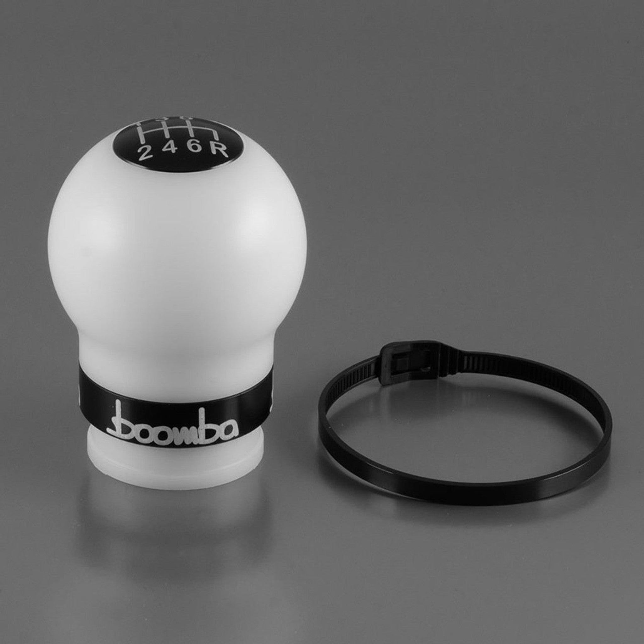 Boomba White Round 420G Shift Knob V2 Honda Civic SI / Type R 2017-2021
