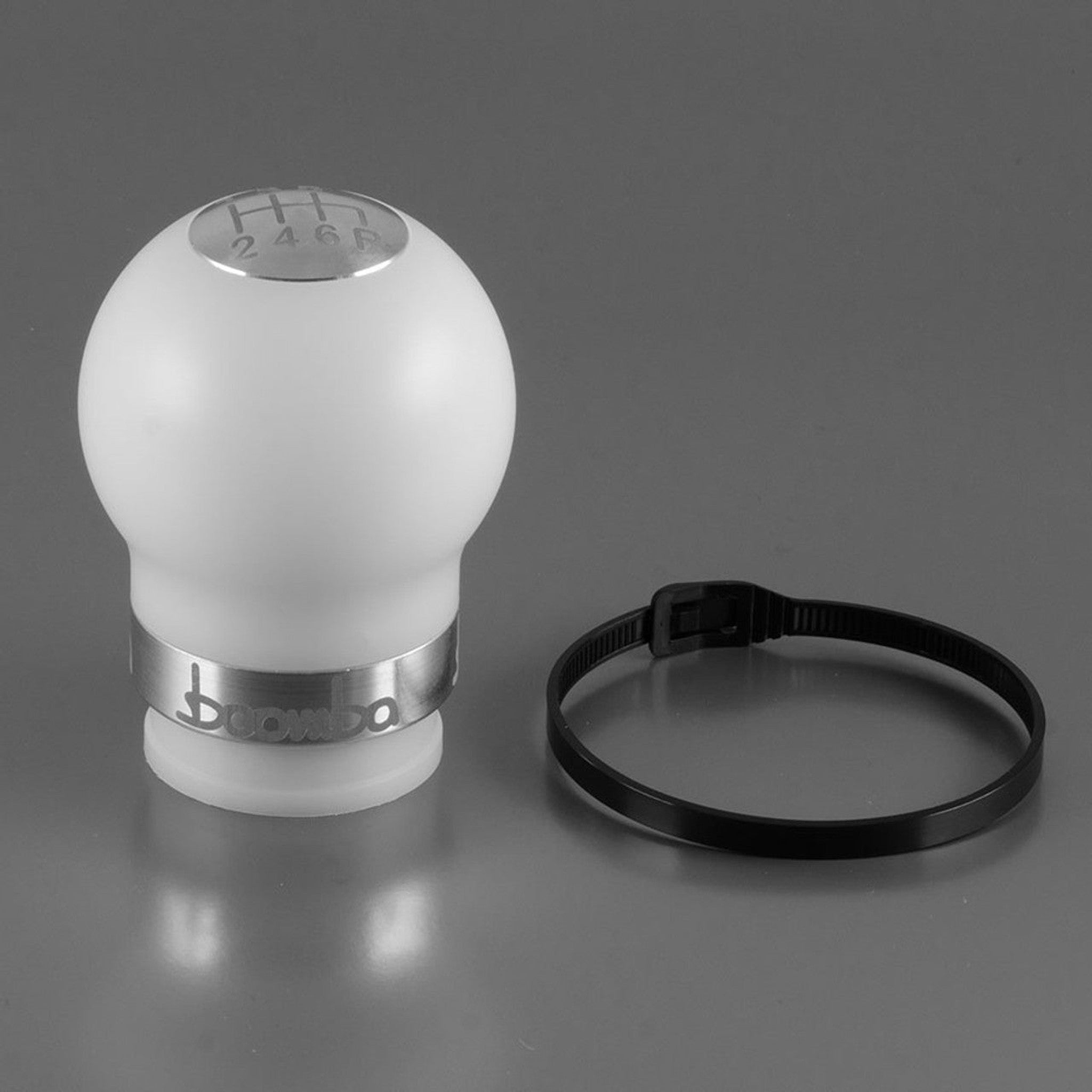 Boomba White Round 420G Shift Knob V2 Honda Civic SI / Type R 2017-2021