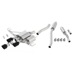 Borla ATAK Cat Back Exhaust w/ Ceramic Black Tips Honda Civic Type-R 2017-2021 | 140738CB