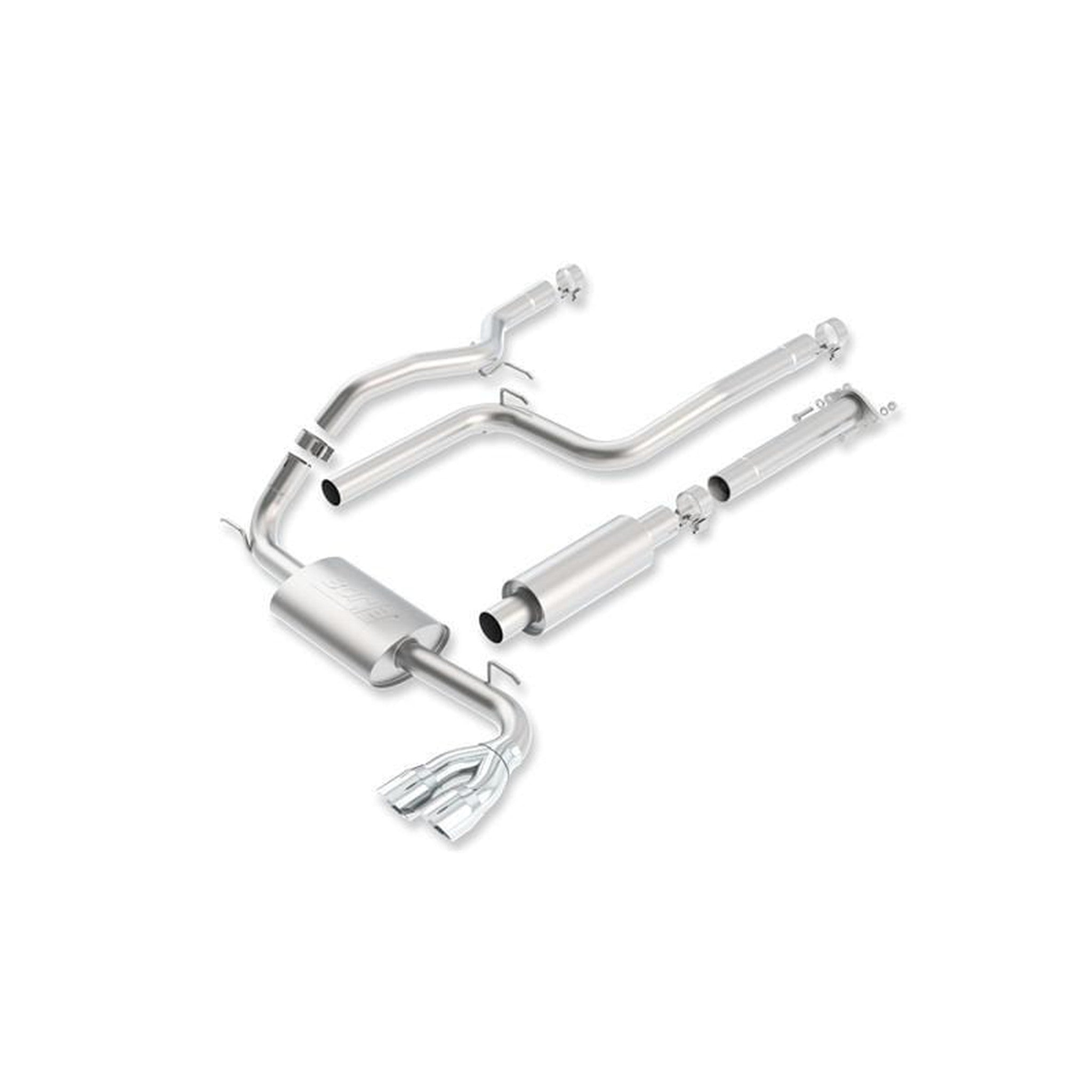 Borla Cat Back Exhaust Ford Focus Titanium/SEL/SE/S Hatchback 2012-2015