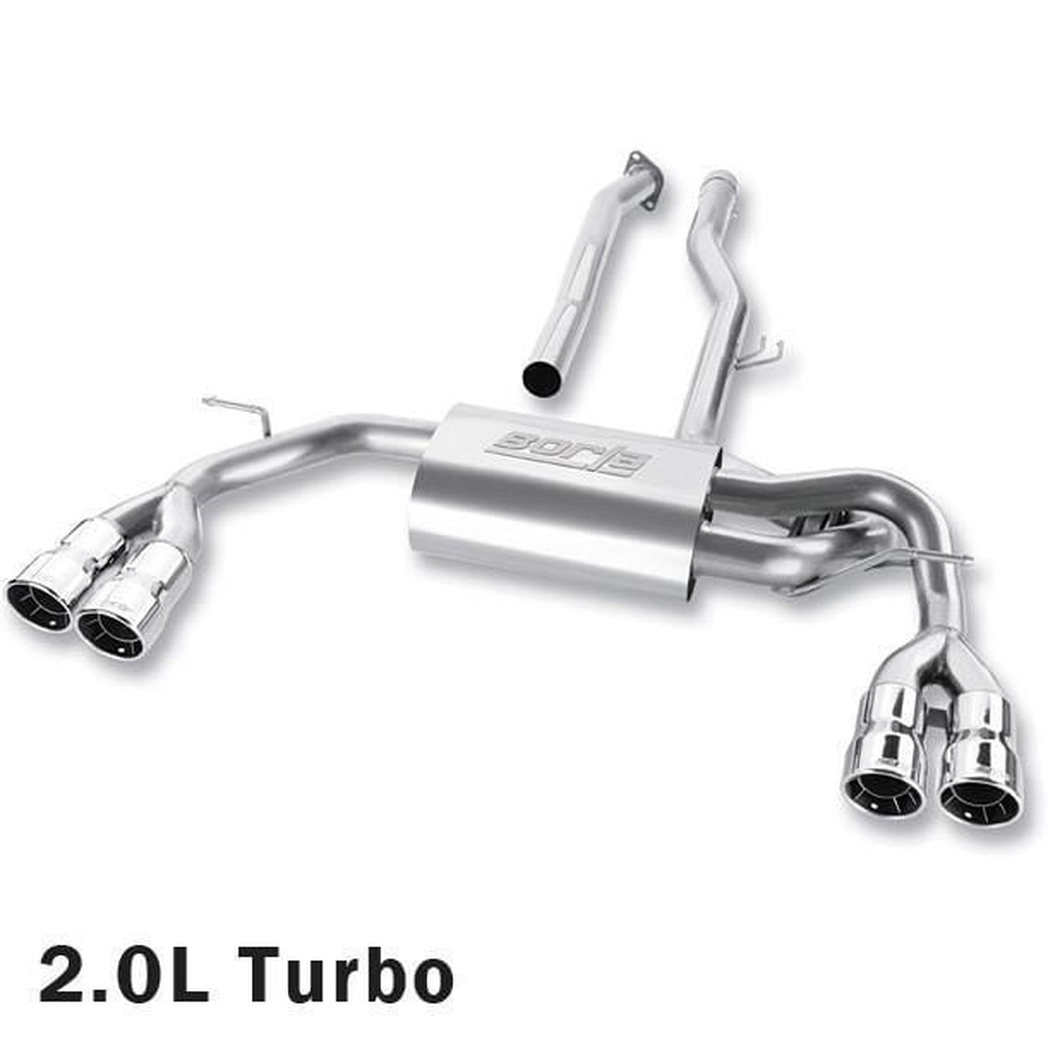 Borla Quad Tip Cat Back Exhaust Hyundai Genesis Coupe 2.0T 2010-2014