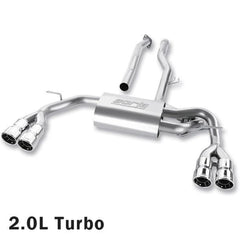 Borla Quad Tip Cat Back Exhaust Hyundai Genesis Coupe 2.0T 2010-2014