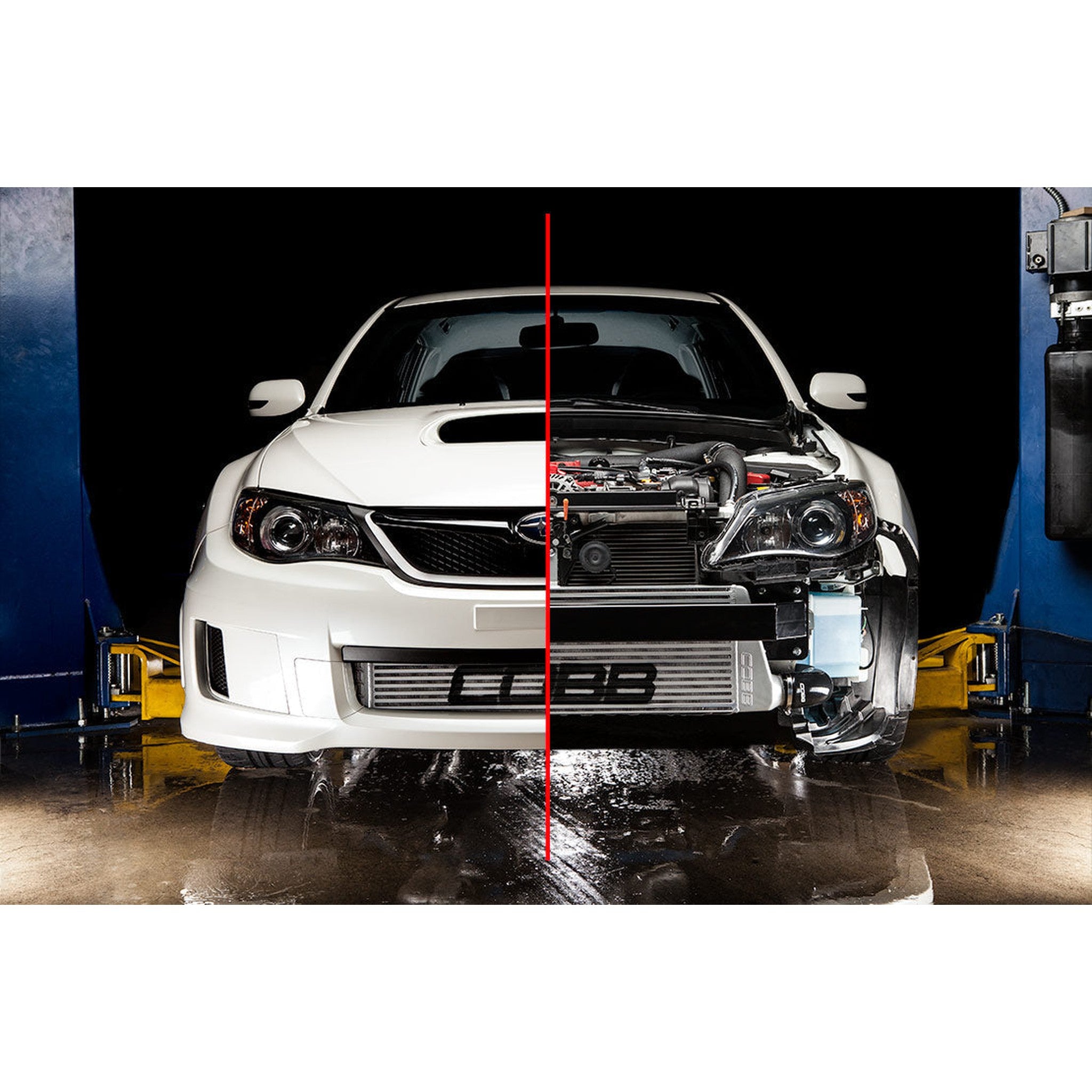 Cobb Front Mount Intercooler Kit Silver 2011-2014 Subaru STI | 715500-SL