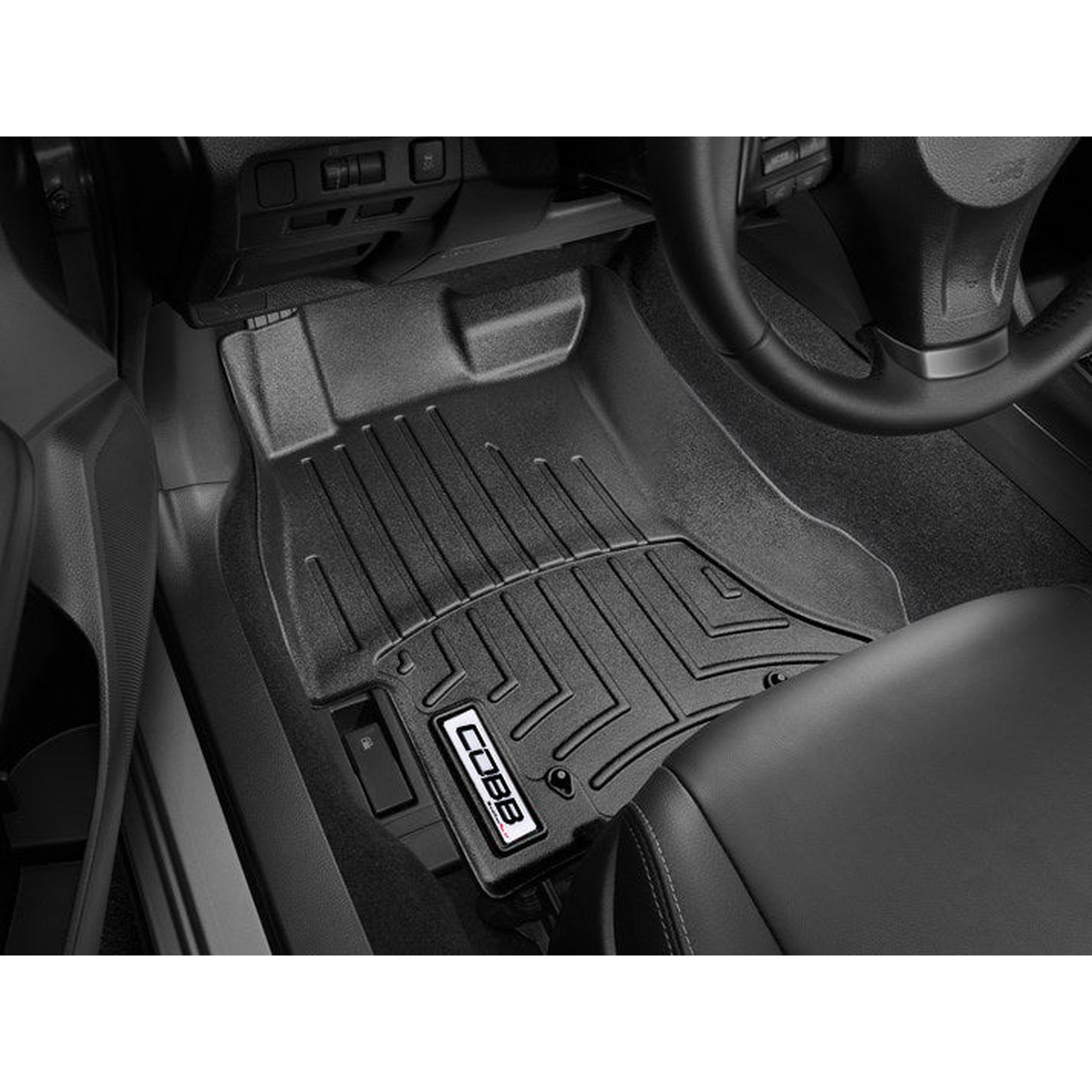Cobb Front and Rear FloorLiner by WeatherTech Black Subaru WRX 2022+ | WT4417431-4411072