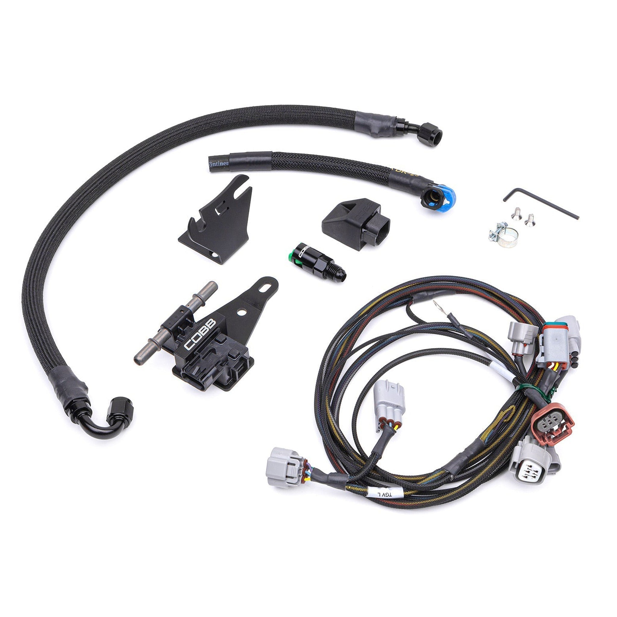 Cobb NexGen Stage 2 + Flex Fuel Power Package Subaru STI 2015-2018 - Blue SF Hose | SUB004NG2S1FF-BL