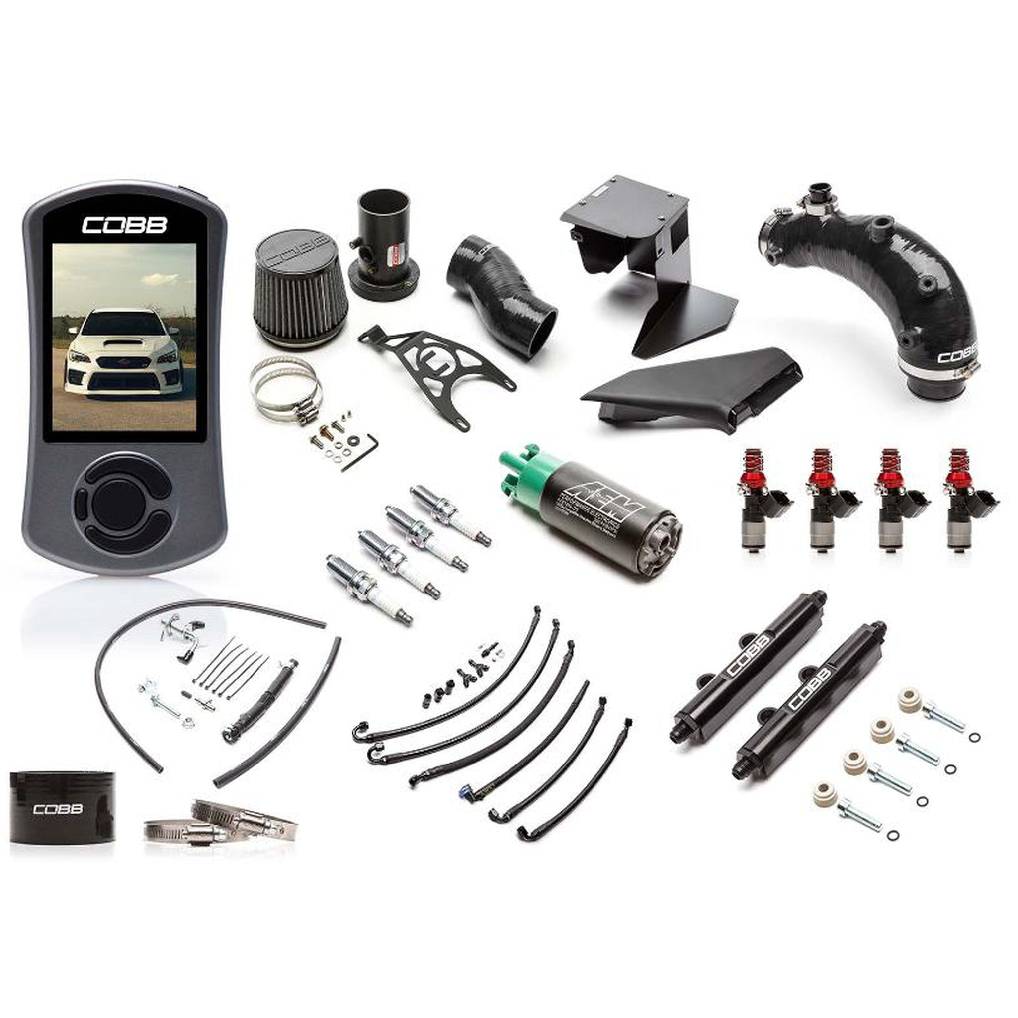 Cobb Tuning Black NexGen Stage 2 Power Package STI 2019-2021 / 2018 Type RA | SUB004NG2S2-BK