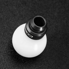 Cobb Tuning Shift Knob White w/ Black 2002-2014 WRX / 2005-2009 Outback XT / Legacy GT / 2004-2008 Forester XT | 211350-W-BK