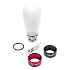 Cobb White 5-Speed Tall Weighted Shift Knob WRX 2002-2014 / Forester XT 2004-2008 | 211370-W
