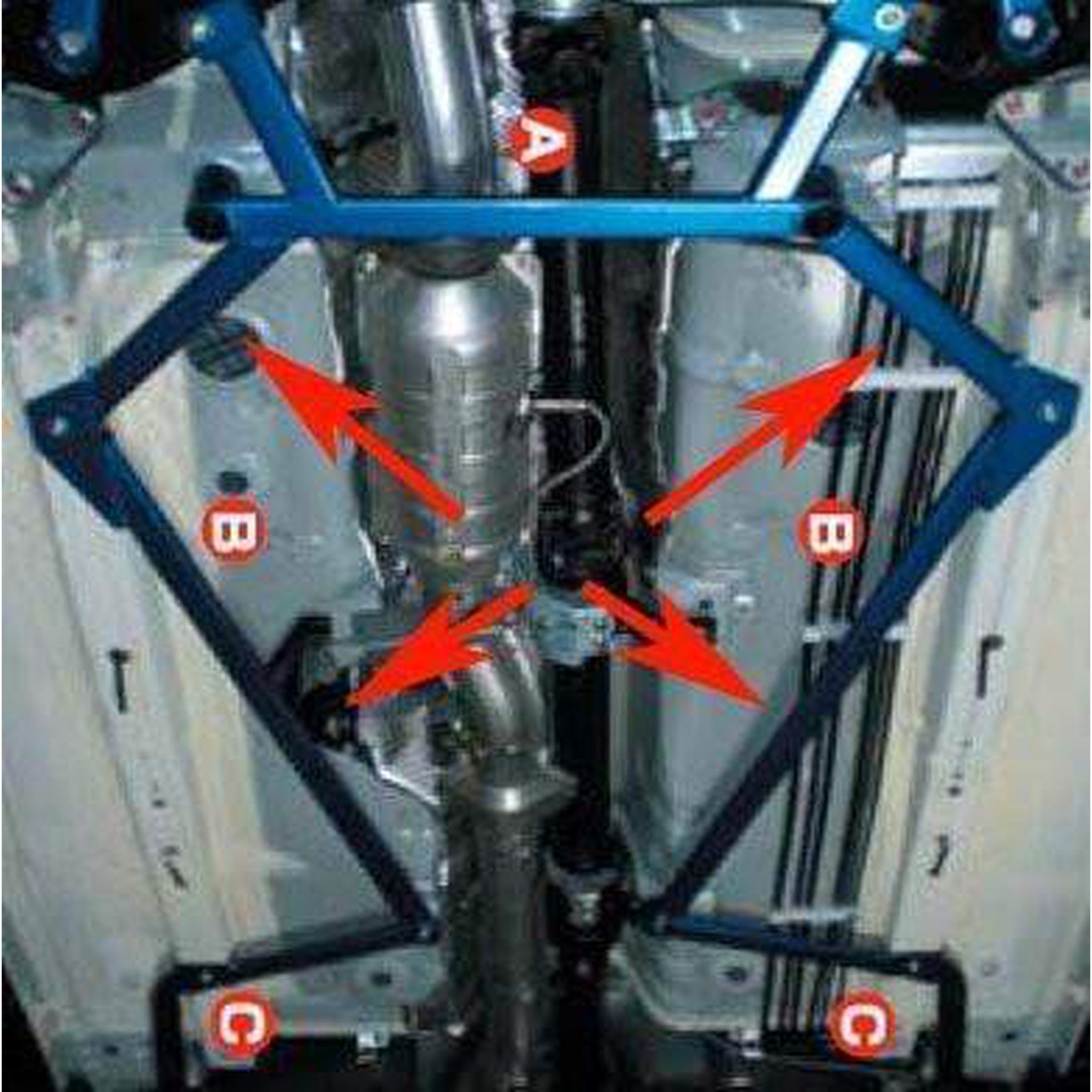 Cusco Center Floor Power Brace Mitsubishi EVO X