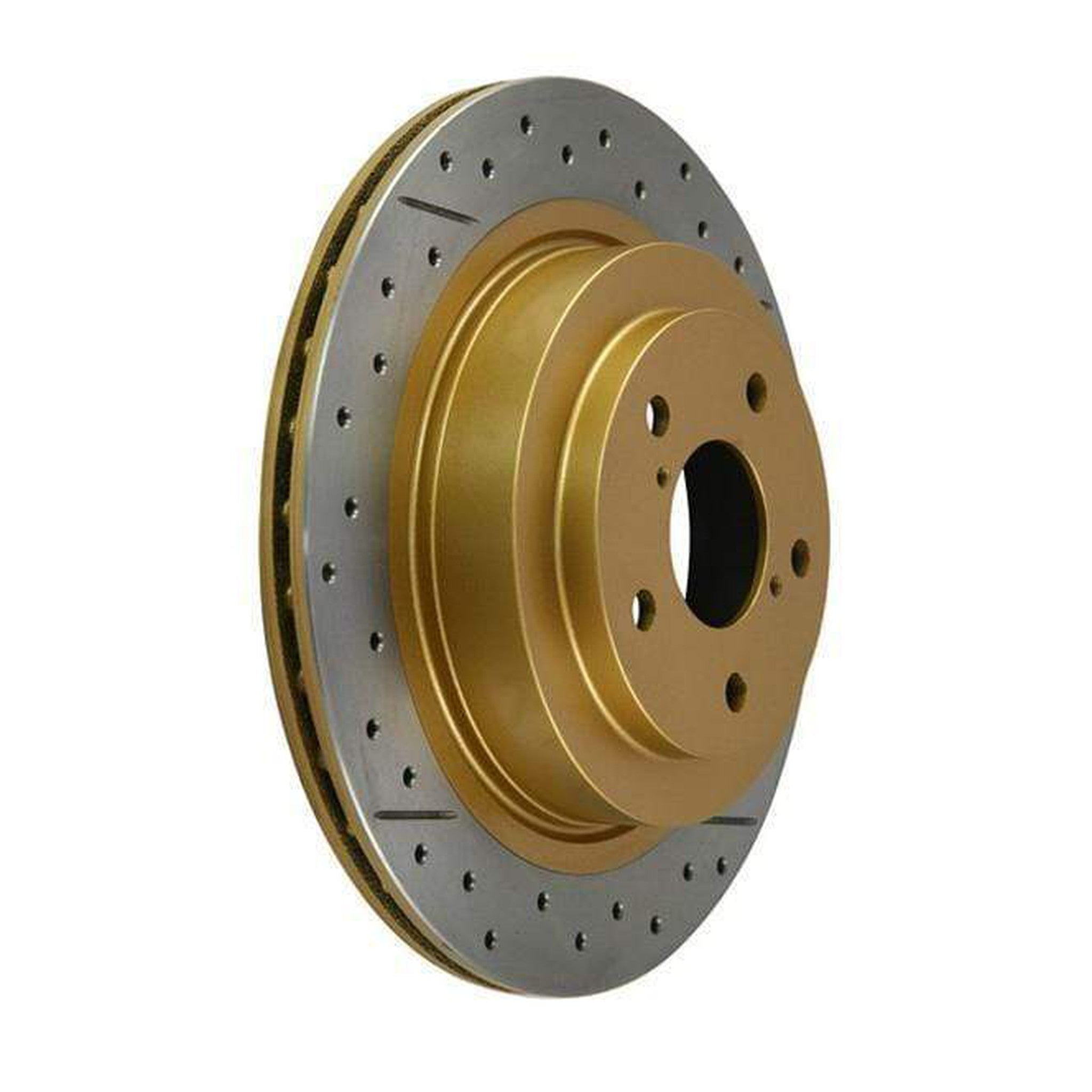 DBA Street Series T2 Rear Drilled & Slotted Rotor 06-07 Subaru WRX / 05-09 Legacy GT | 653X