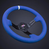 DND Performance 350mm Blue Alcantara Steering Wheel